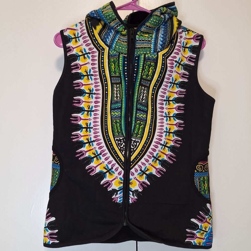 Wobble & Squeak Azteka Waistcoat Sz L/XL